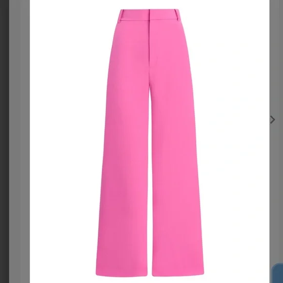 Favorite Daughter The Jones Wide-Leg Pants in Flamingo - Picture 1 of 2